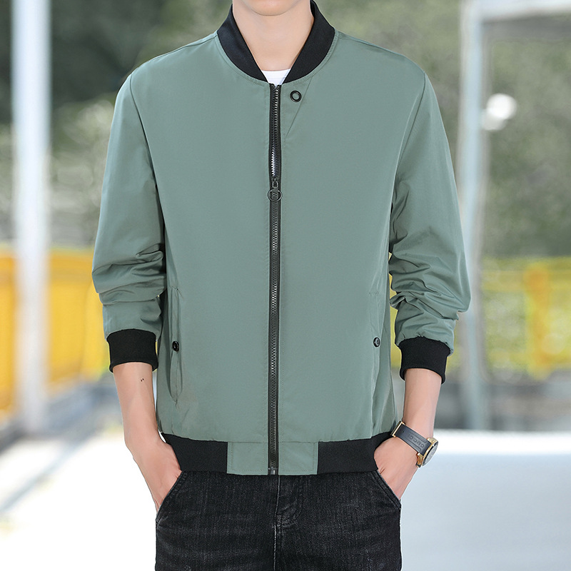 Chaqueta de béisbol transfronteriza para hombres Primavera y otoño 2023 chaqueta delgada de moda chaqueta de moda casual superior al por mayor