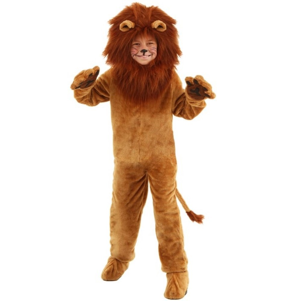 The Wizard of Oz Lion Costume, Plush Animal Costume, Party Performance Costume, Adult and Children's Role-Playing Costume, LION