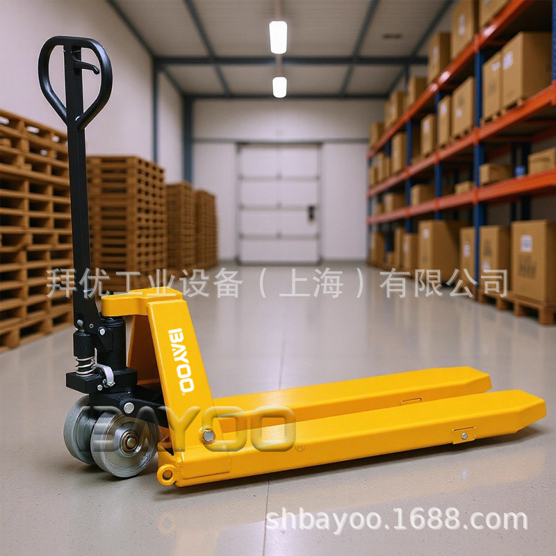 BAYOO拜优 5吨手动液压搬运车 电动液压搬运车 小型电动托盘叉车