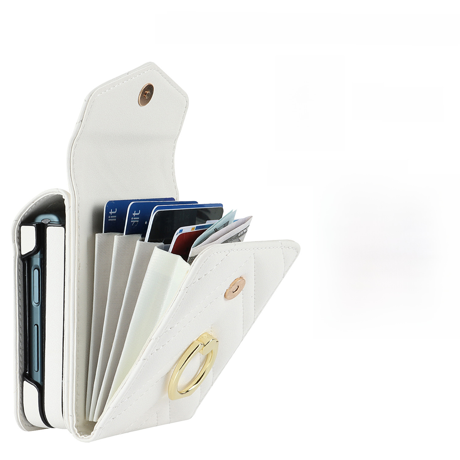 Crossbody Phone Case For Samsung Z Flip 5 6 Multifunctional Ring_voghion.com