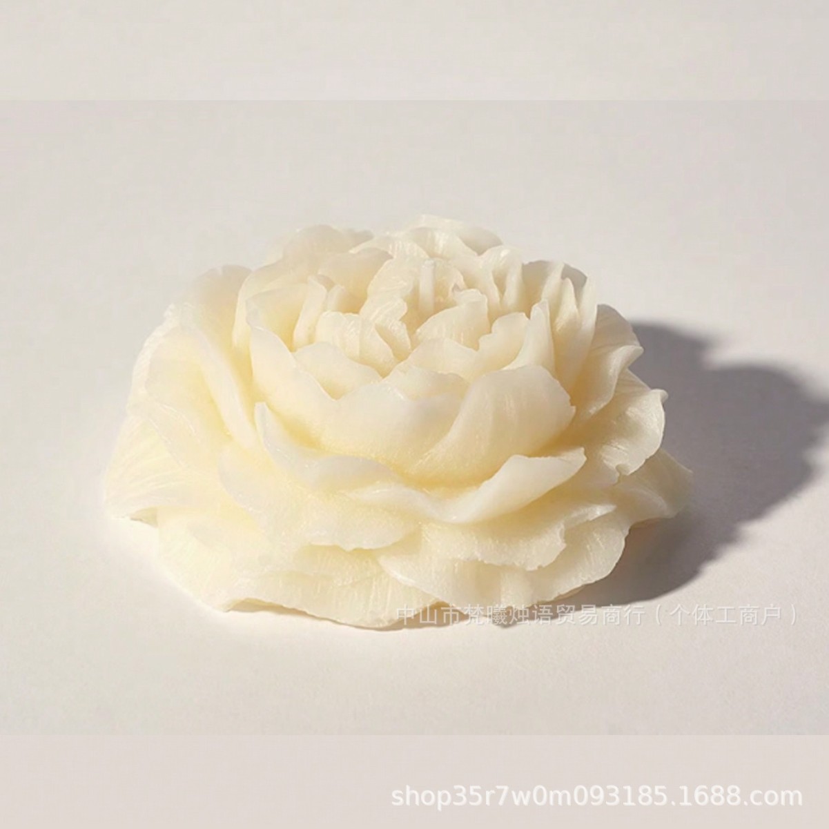 Fragancia de souvenirs con forma de flor de peonía, decoración de velas, ambiente, regalo, día de la madre, flores creativas, velas aromáticas