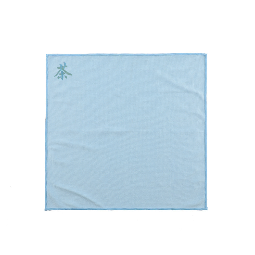 Suministro directo de fábrica de paños de cocina de microfibra, tela de vidrio sin costuras, toallitas de limpieza con láser LOGO