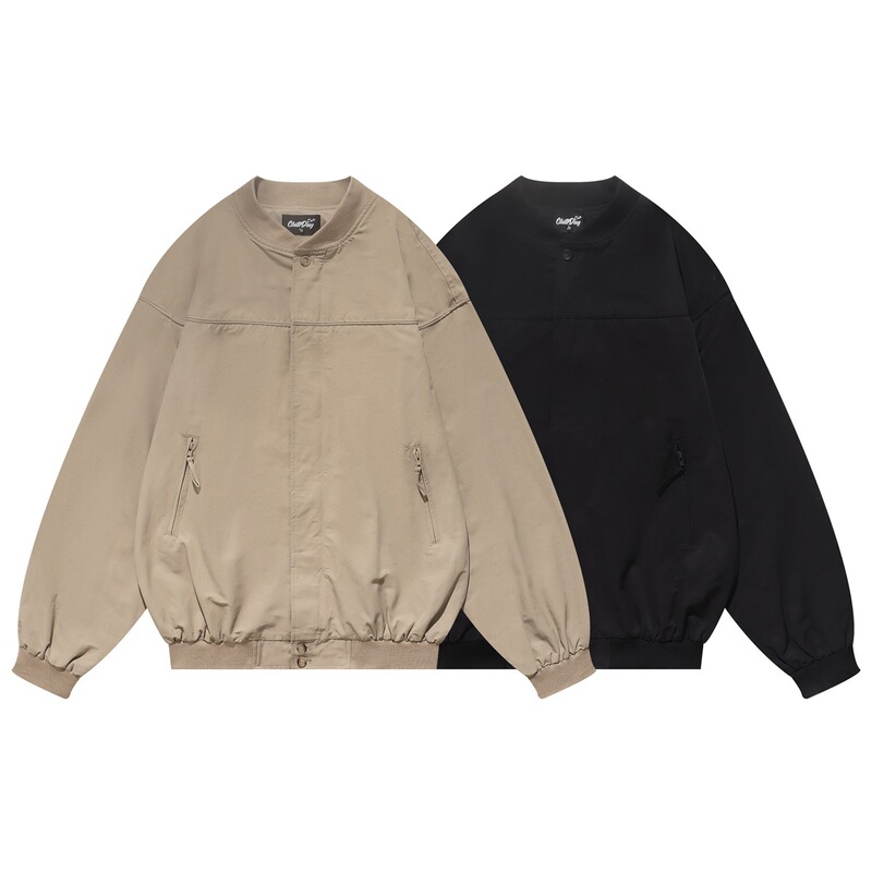 National Fashion American Retro VINTAGE Derby Jacket Coat Clean fit High Density Fabric for Men and Women Couple