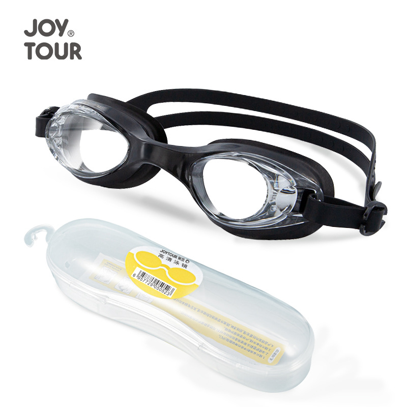 Waterproof universal adjustable fashionable swimming goggles for men…
