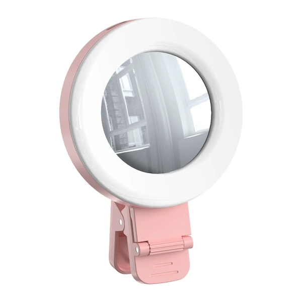 Mobile phone, fuchsia fill light, three colors, mirror effect