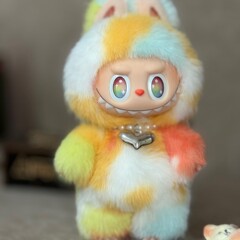 现货泡泡玛特拉布布 Labubu 五代搪胶潮玩毛绒公仔玩具拉布布盲盒