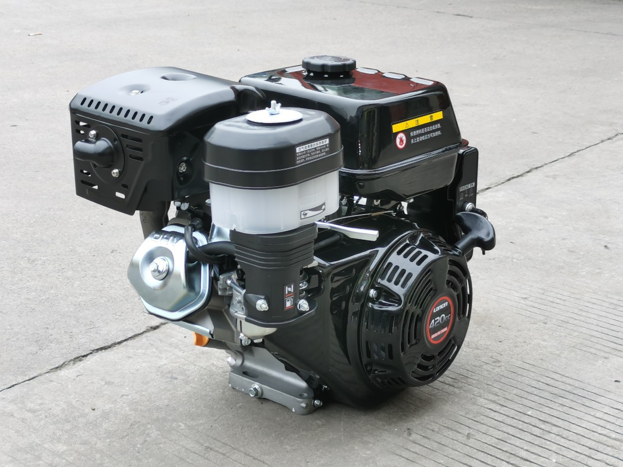 Longxin G420F turbine gasoline engine ship machine 420cc road cutting machine flat key 25mm shaft diameter