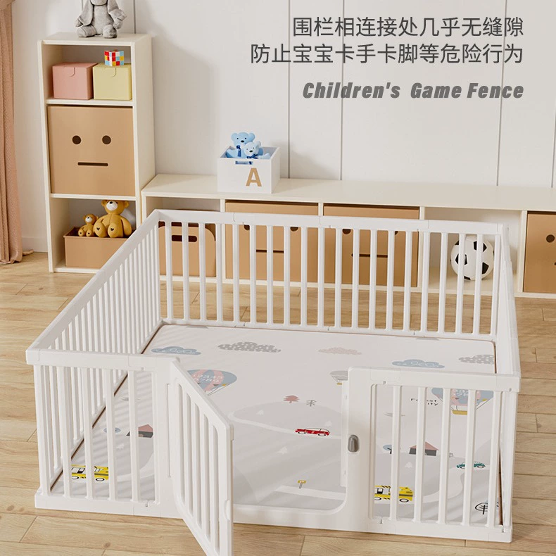 Children's Playpen / Safety Fence, Indoor Modular Play Castle, Multiple Sizes with Gate
