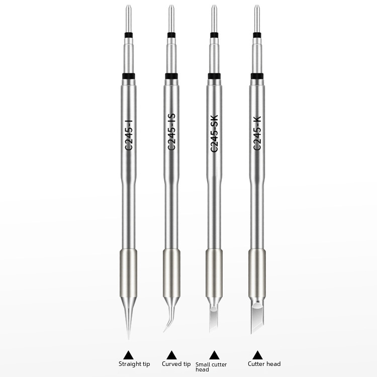 C210 soldering iron head C245 soldering iron T26 welding stand T210 integrated heating core T26 S21 straight tip bent knife head 