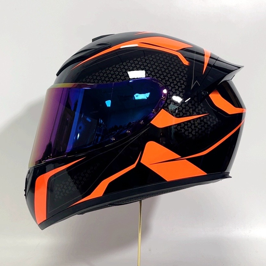 Yan nuevo casco de motocicleta masculino completo casco de bicicleta casco de coche eléctrico casco de verano para hombres y mujeres cuatro estaciones