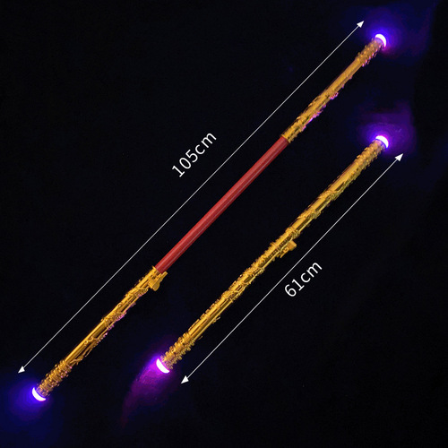 Golden hoop children's toy retractable Sun Wukong Ruyi weapon retractable self-defense supreme treasure bullet stick Dinghaishen needle