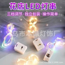 LED铜线小彩灯氛围灯条闪灯串灯装饰炫彩星星灯带闪光七彩