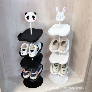 [Factory Outlet] Children's Shoe Rack Baby Shoe Storage Rack Small Removable Simple Door Home Hanging