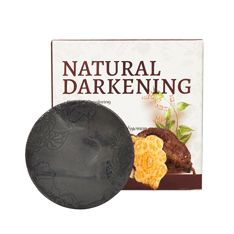 Comercio exterior transfronterizo soap Polygonum multiflorum champú jabón esencia cabello negro jabón hecho a mano hidratante y suave jabón para el cuidado del cabello jabón para el champú