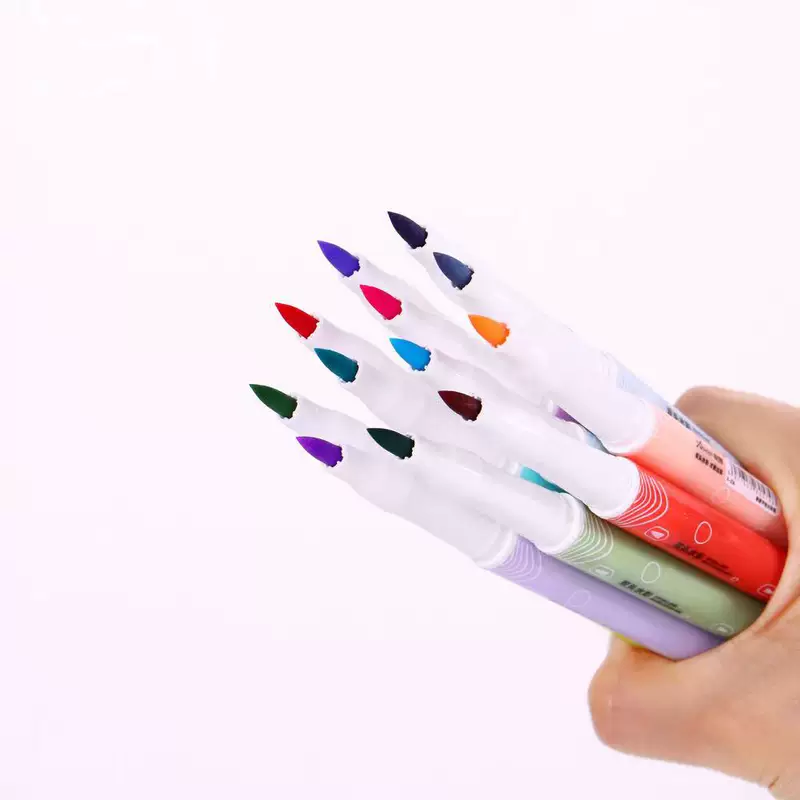 晓意 Erasable fluorescence capacious stationery, six colors