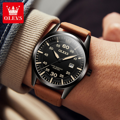 Oris brand watch cross-border foreign trade multi-functional quartz watch waterproof simple children's student men's watch male