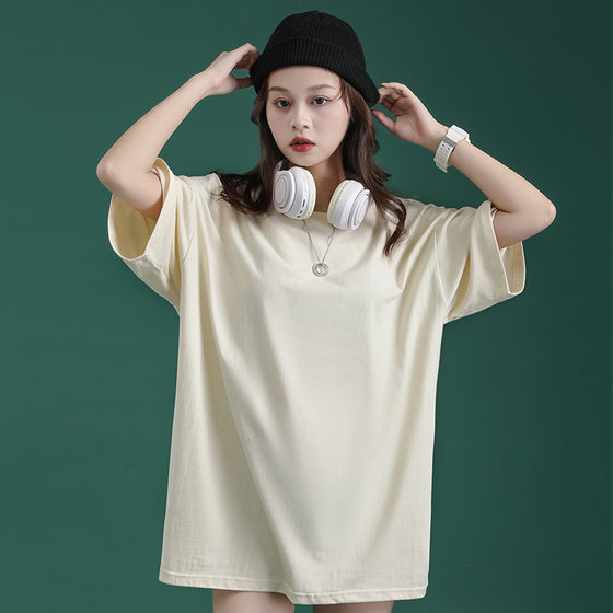 Candy Color T-shirt Short Sleeve Women's Summer chic Hong Kong Style Loose Design Sense 2021 New Style Fresh ins Pink Top