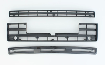 Suitable for 26 models of Haval H10: insect-proof upper and lower front grille trim, headlight cover, and exterior modification (Lamp eyebrow) - insect-proof-net-matte-black