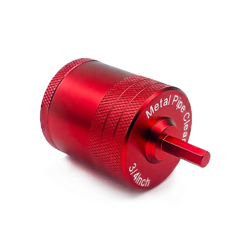 Metal Copper Pipe Cleaning Brush Electric Drill Bit Cleaning Brush Red Aluminum Copper Pipe Polishing Power Tool Brush Cross-Border Hot Sale