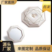 CPB同款皮质八角形单面化妆镜 便携随身补妆梳妆镜子厂家定制logo