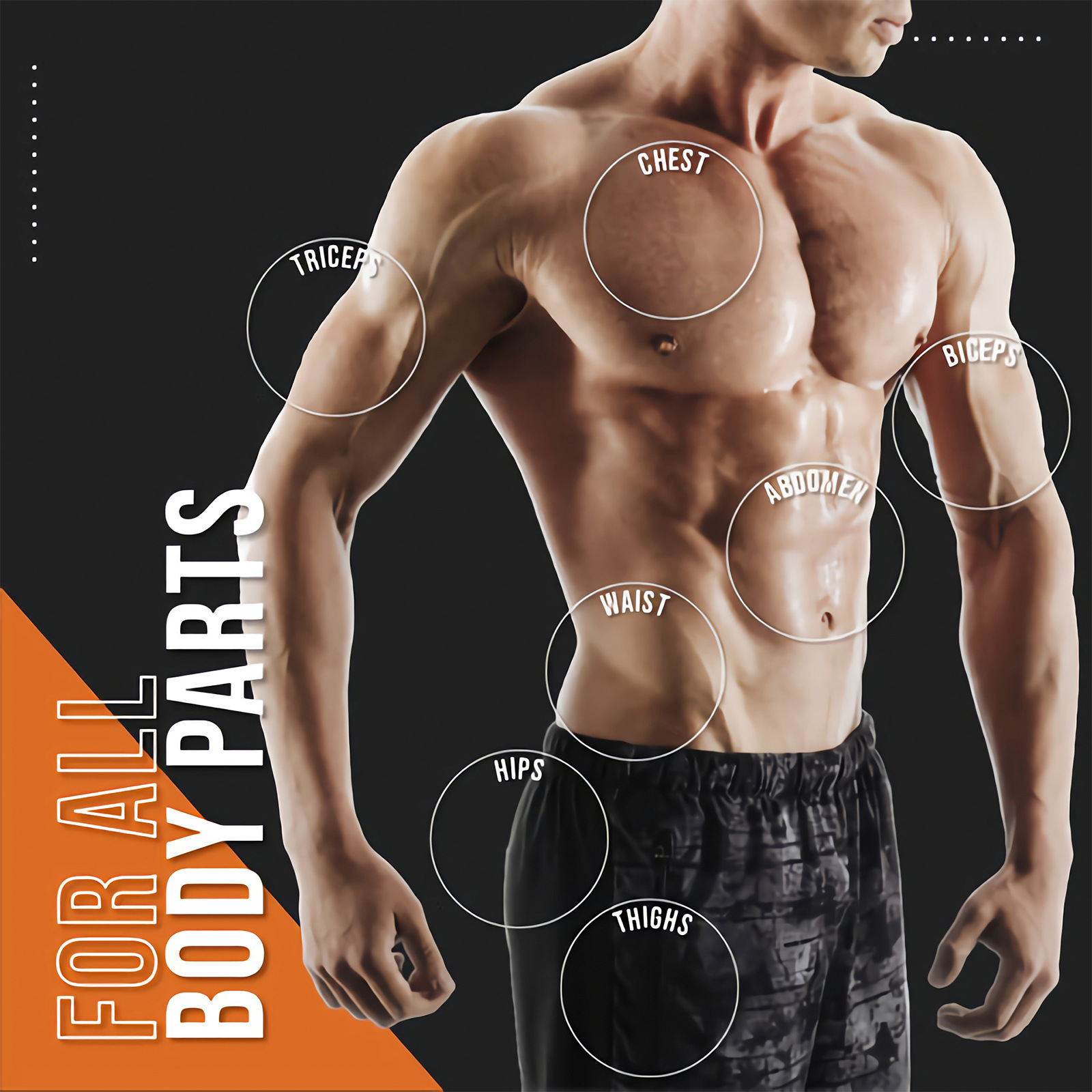 Rafforzamento dei muscoli addominali West&Month da uomo, crema da massaggio fitness rassodante,_voghion.com
