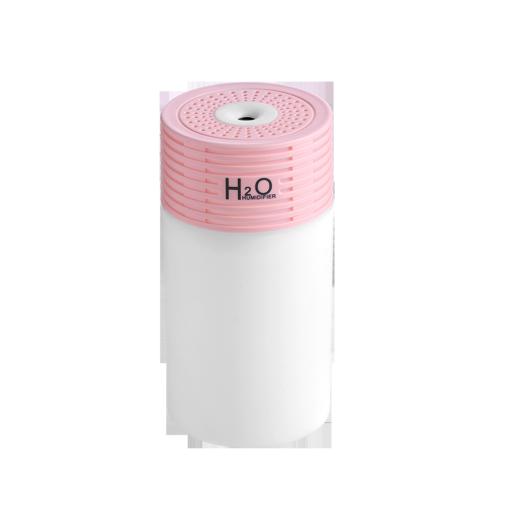 Nuevo humidificador creativo con luz y sombra para dormitorio, escritorio, USB, pequeño, para el hogar, gran volumen de vapor, humidificador para coche, transfronterizo