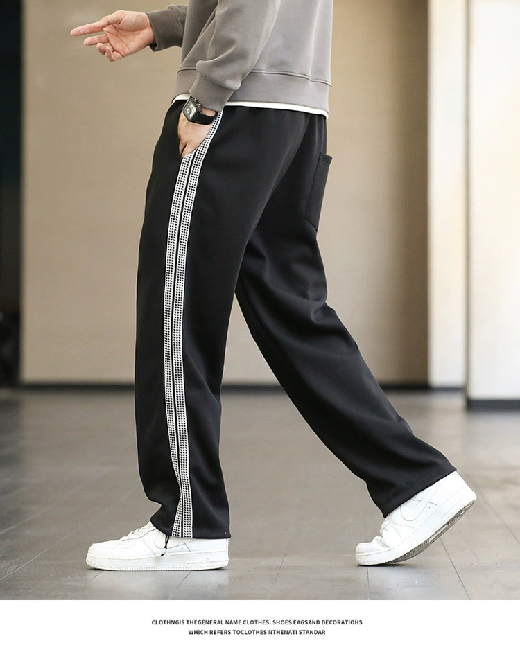 Мужские новые модные брендовые свободные спортивные повседневные спортивные штаны