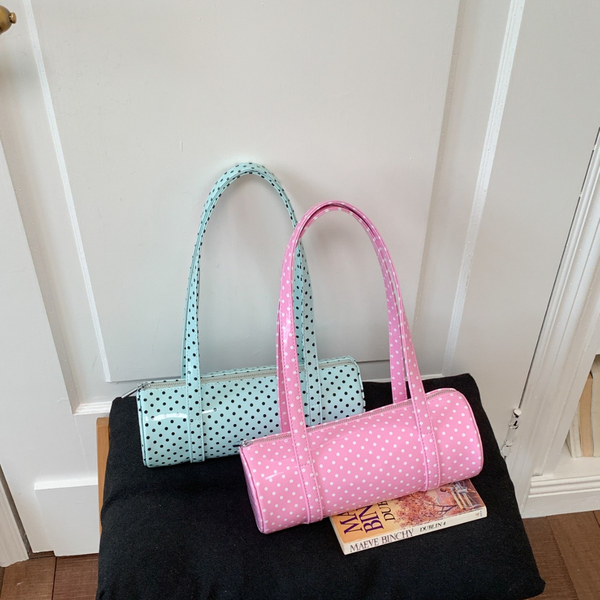 Bolsa de hombro de moda transfronteriza, bolsa de Boston fresca y dulce, bolsa de transporte diario, bolsa de ropa casual.