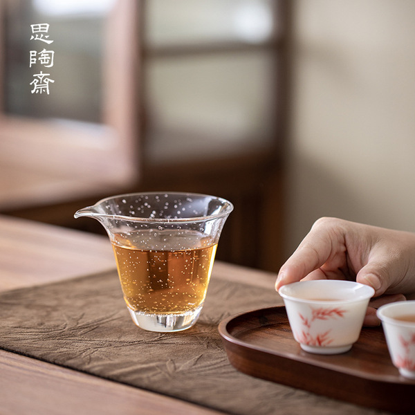Glass Japanese tea cup for home use