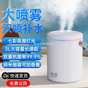 Essential Oil USB Household 3L Small Bedroom Large Capacity Pregnant Women Spray Machine Desktop Aromatherapy Machine Air Humidifier 3L