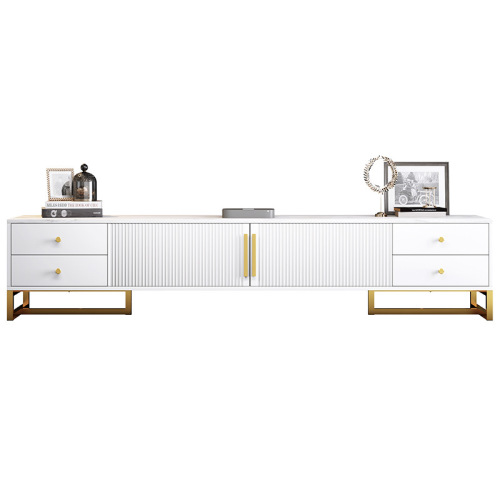 TV cabinet simple modern living room home small apartment floor-standing long cabinet light luxury coffee table TV cabinet combination