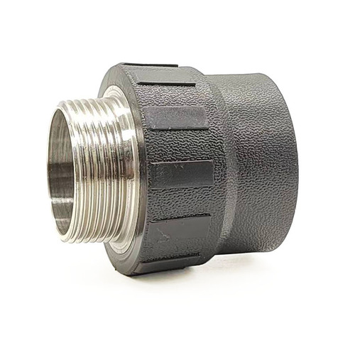 PE direct insertion 90-degree large diameter pipe fittings, thermoplastic outer wire elbow tee new material water pipe accessory joint