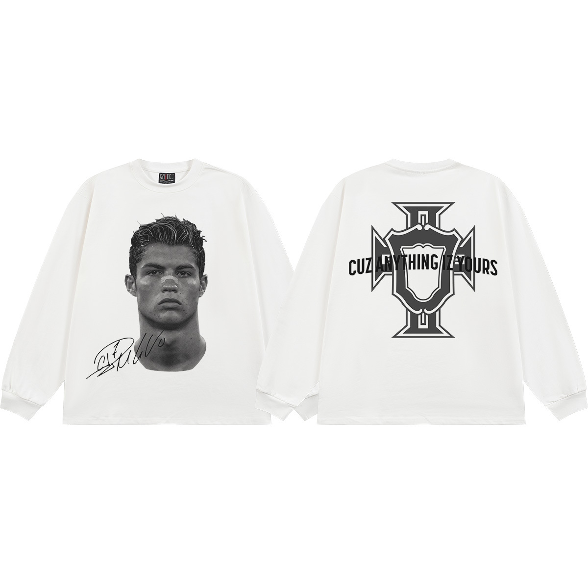 Saint Mxxxxxx Cristiano Ronaldo T-shirt Graphic White