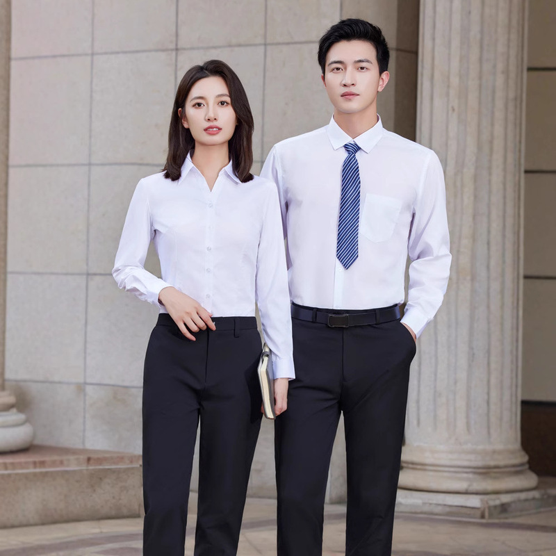 Mercedes-Benz 4S Store Long-Sleeved Shirt Work Clothes for Men and Women 2025 New Mercedes-Benz Star Emblem Consultant Shopping Guide Professional Workwear