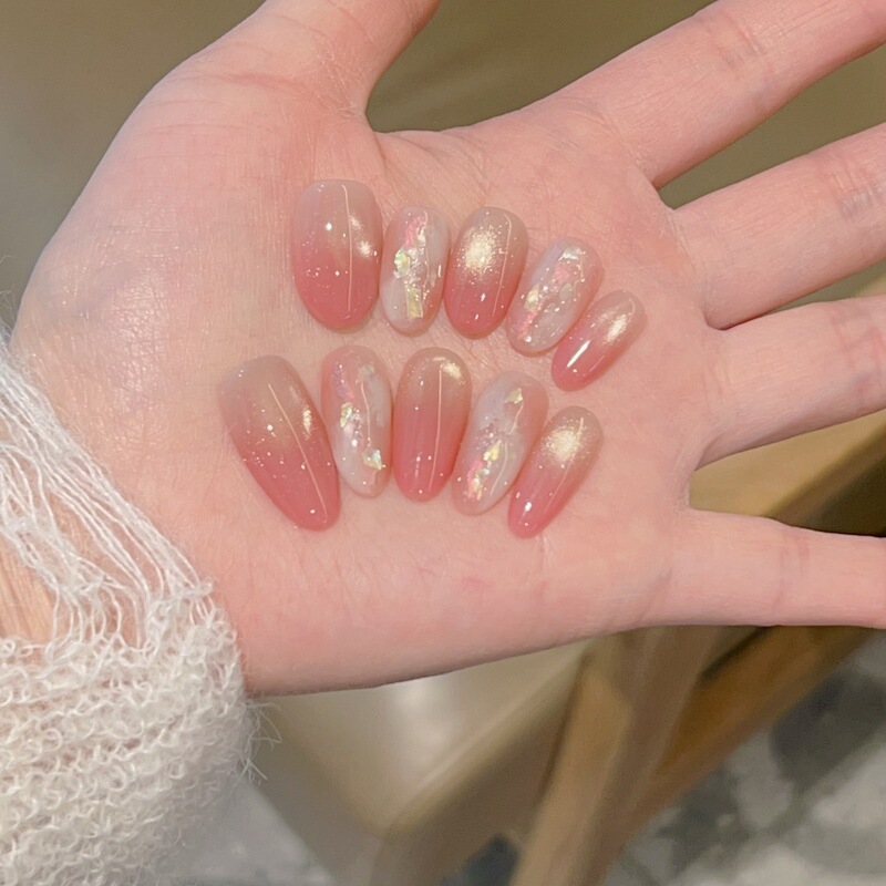 [Aerobic] Erika Enozaka's Color Cat-Eye Gradient Smudged Pure Handmade Wearable Nails, 69 Styles