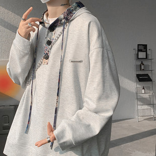 2025 spring new bear embroidery stitching design feeling hooded tide brand plus size vests a generation of hair