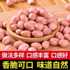 生花生米新鲜粉皮农家自产花生米 五斤装新鲜白沙花生仁批发代发