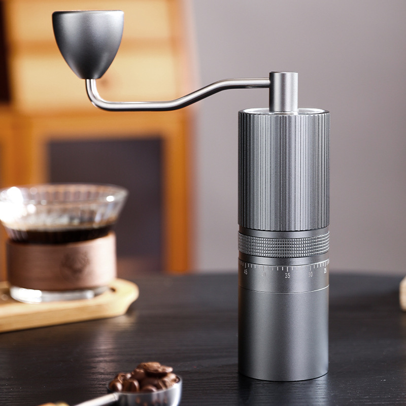 Premium Manual Coffee Grinder With CNC Stainless Steel Burr - Adjustable Coarseness, Portable & Durable For Espresso, French Press & Pour Over_voghion.com