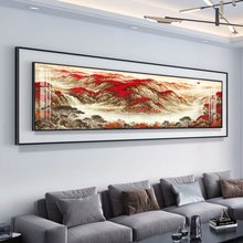 酒店挂画中堂画客厅装饰画欧简约沙发背景墙大气壁画挂画餐厅墙画