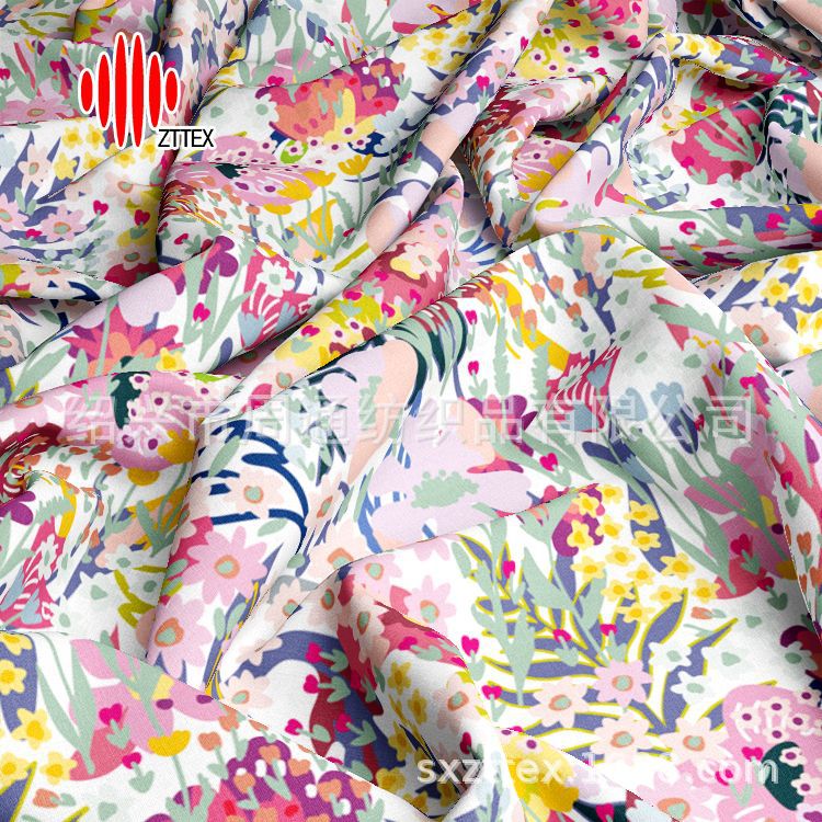 ZTTEX 数码印花 田园风 春季新品 亚麻台灯布