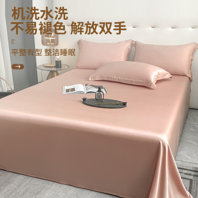 Sábanas de algodón de alta gama de Xinjiang de lana larga una sola pieza de algodón puro 100 satin de algodón único doble engrosado set de colcha de tres piezas