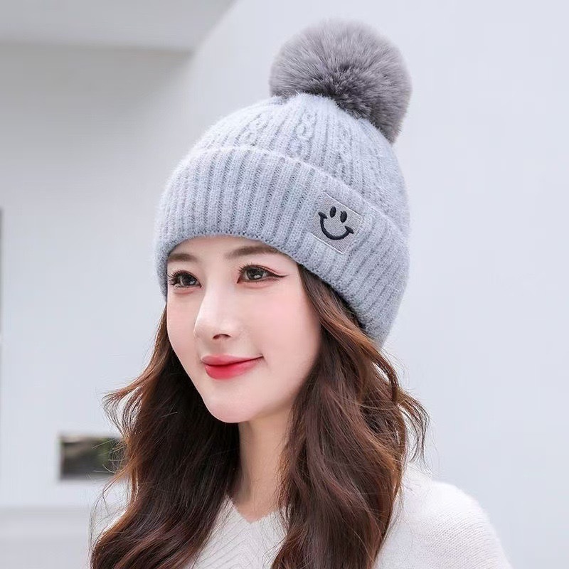 웃는 얼굴 - 회색