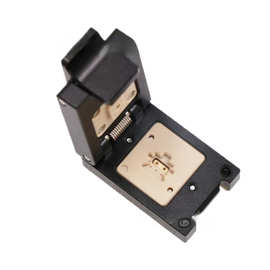 翻盖探针测试老化烧录夹具插座SOT89封装-3pin间距1.mm5连接器