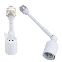 浴霸风扇灯加长灯头转向陶瓷耐高温E27白色灯饰灯口灯饰配件