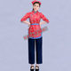 New Village Gu Floral Internet Celebrity Live Clothes Women's Tea Picking Suit Farmer Dance Arqing Sister Performance Costume