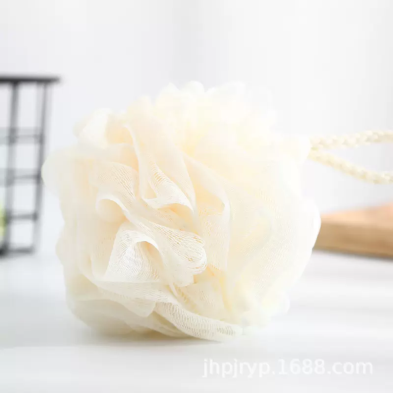 50克沐浴球大号沐浴球起泡搓澡浴花洗浴用品洗澡巾源头厂家直供