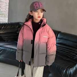 女童棉服外套批发新款中大童冬季加厚保暖棉袄儿童外穿保暖外套潮