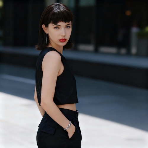 Wig woman Manchu hair dog-bitten bangs hair extension daily wear wig factory