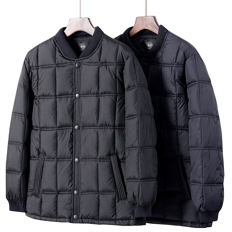 Мужское зимнее пальто с хлопковой подкладкой для мужчин среднего и пожилого возраста, утолщенное пальто, внутренний контейнер, куртка с хлопковой подкладкой для куртки с хлопковой подкладкой пожилого дедушки.