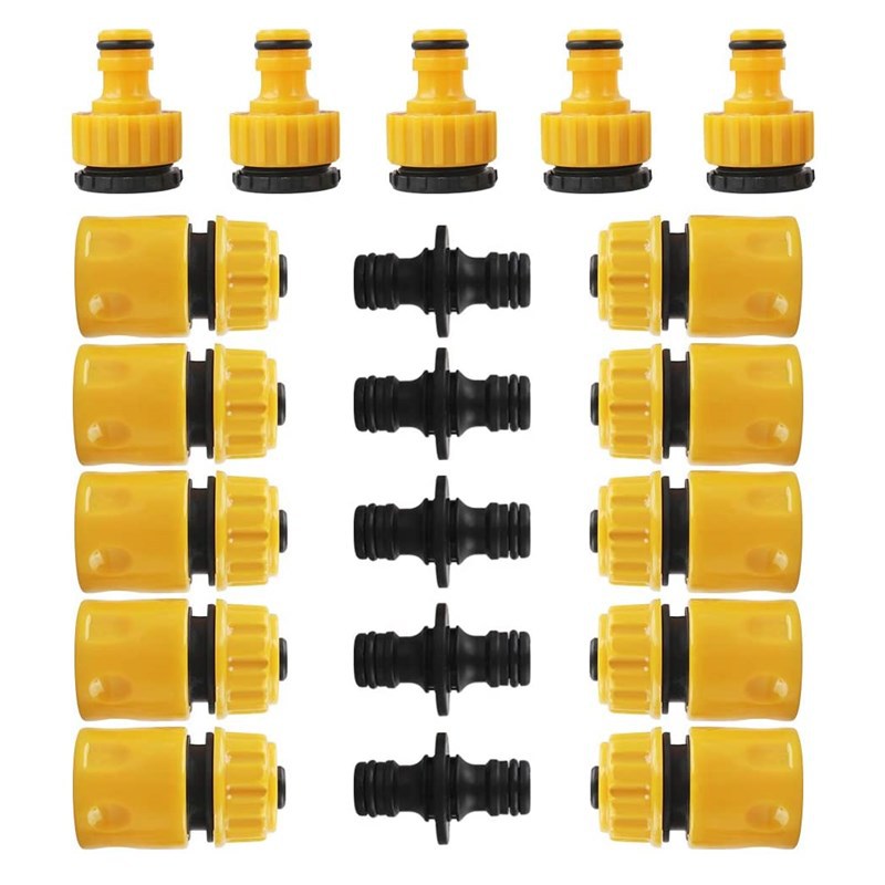 Conector de tubería de agua del jardín traje conector de manguera de jardín del hogar grifo de agua conexión rápida conector de lavado de coches recto